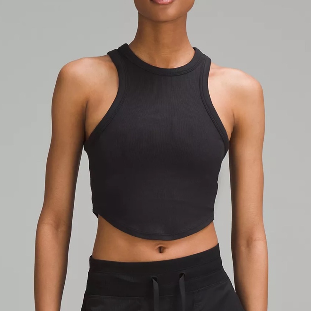 Lululemon hole tight cropped tank top